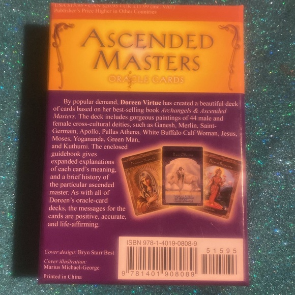 DOREEN VIRTUE Ascended Masters Oracle Cards 44 card deck. Out of Print. - Picture 11 of 15